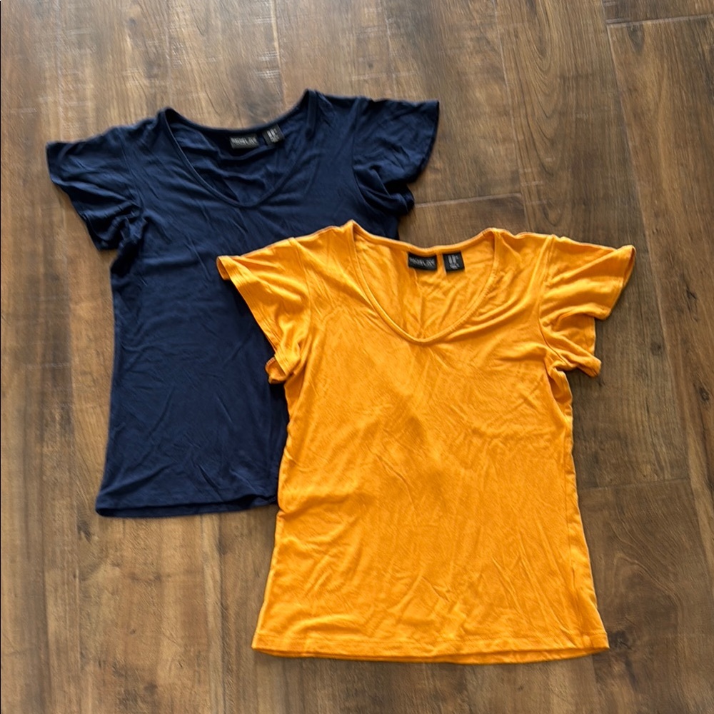 2pcs Rachel Zoe Short Sleeve Tee